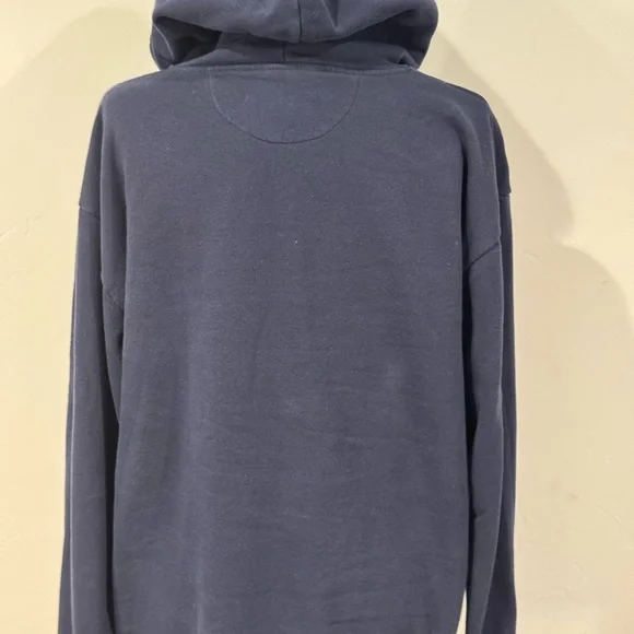 Comfy relaxing AK Republic Navy Graphic Hoodie - “Mountains Are Rad” - Picture 4 of 6